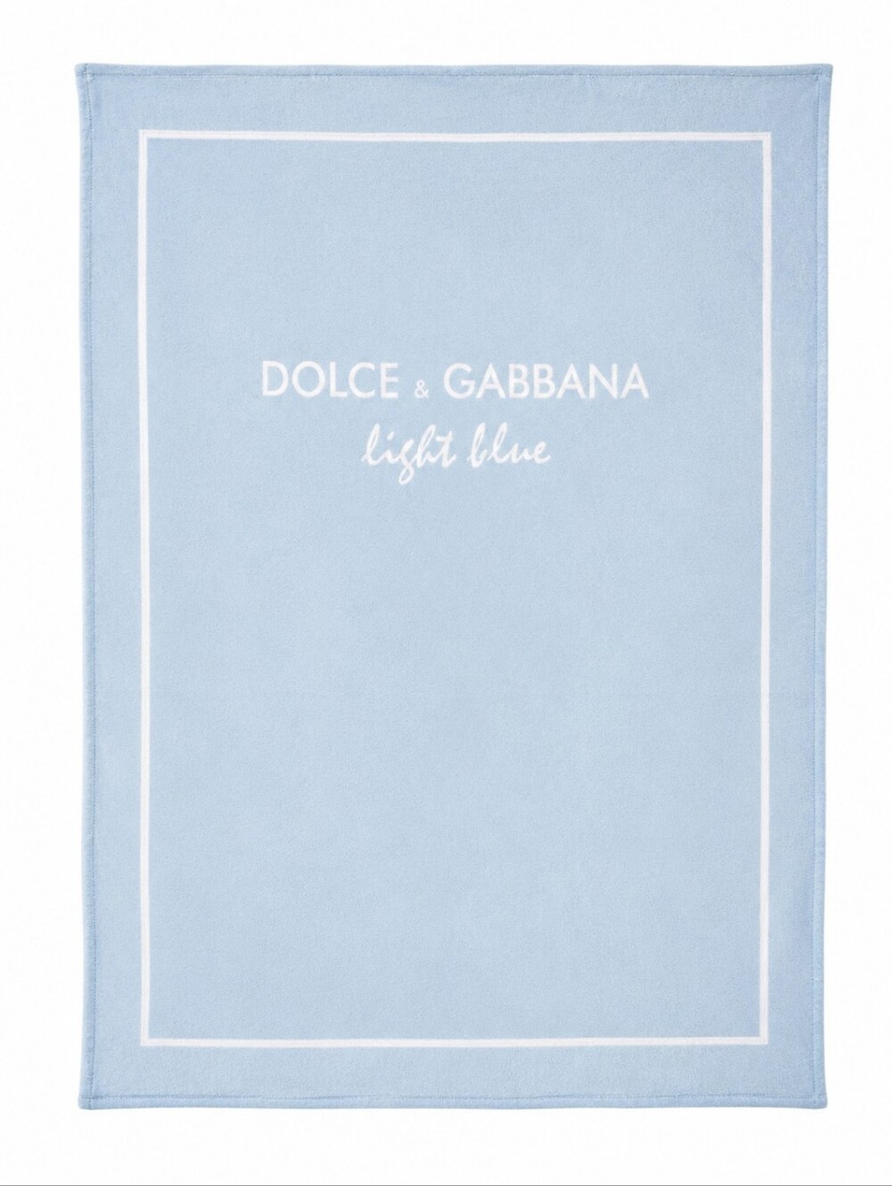 Dolce & Gabbana Light Blue Promotional Fragrance Lightweight Beach Towel Vacay